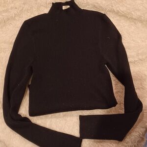 Black Turtleneck Sweater